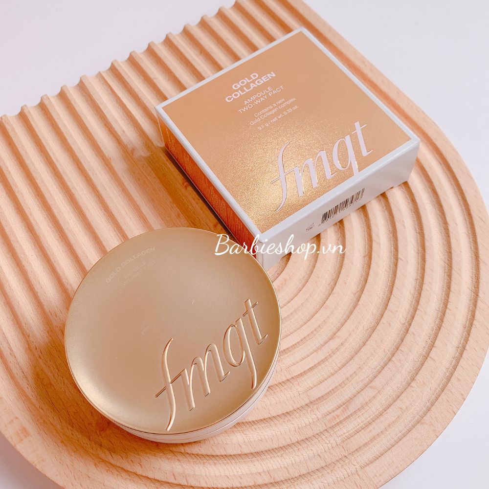 [Mẫu Mới] Phấn Phủ Nén The Face Shop Gold Collagen Ampoule Two-way Pact 9.5g