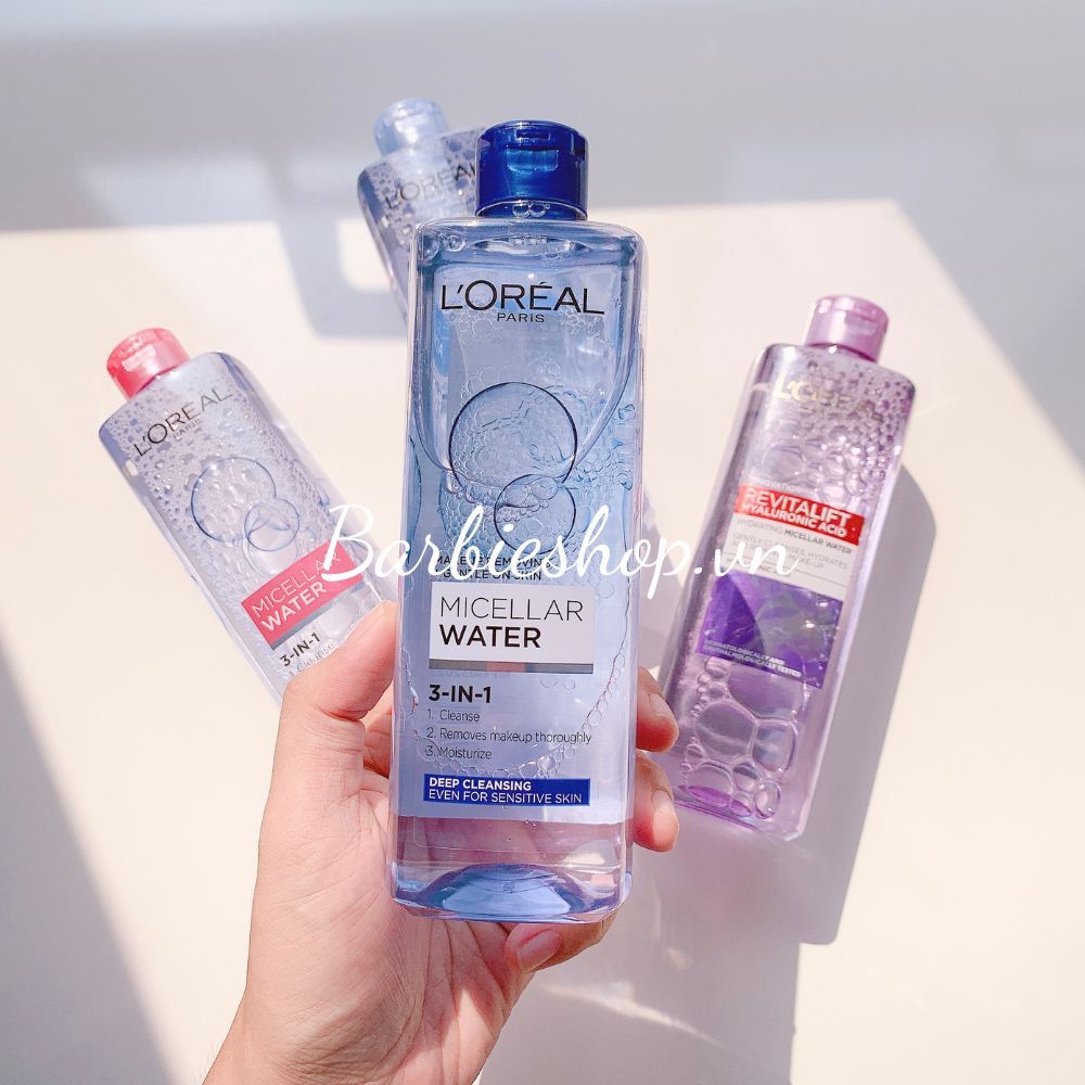 Nước Tẩy Trang Loreal 3 in 1 Micellar Water Refreshing Even For Sensitive Skin