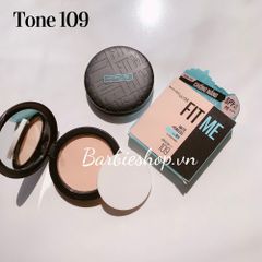 [Mẫu Mới] Phấn Nén Maybelline Fit Me Kiềm Dầu - Tone 109, 112, 118, 120