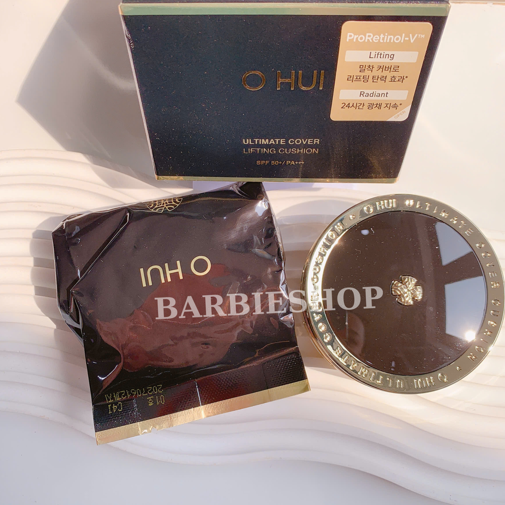 [Kèm Lõi] Phấn Nước Ohui Ultimate Cover Lifting / Satin / Mesh Cushion 15g Căng Mướt Da