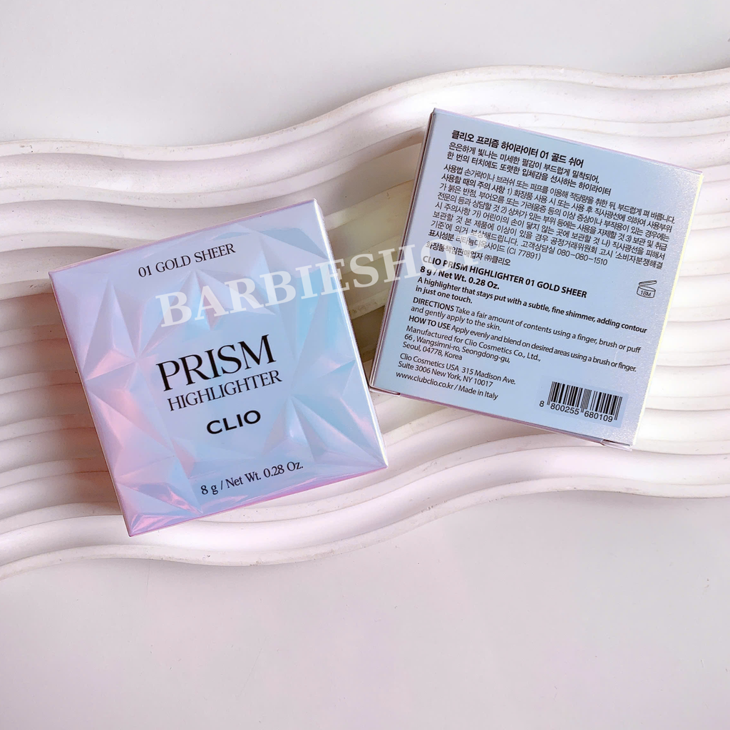 Phấn Bắt Sáng Clio Prism Air Highlighter 1 Ô & 2 Ô 7g