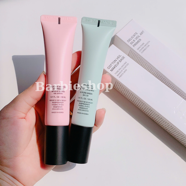 Kem Lót Delicate Silk Veil Art Primer - Luminarie Skip Tone Up Cream