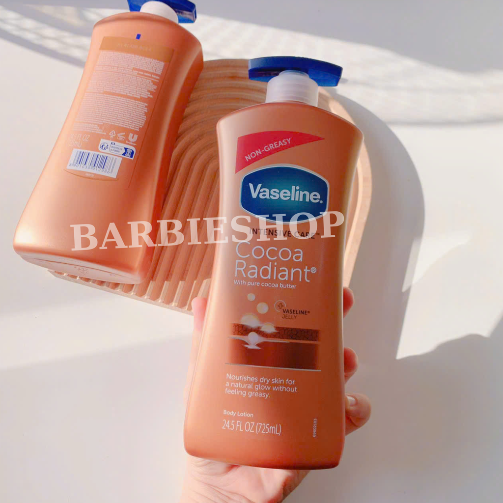 Dưỡng Thể Vaseline 725ML Mẫu Mới Vòi Xanh (Đủ Màu)
