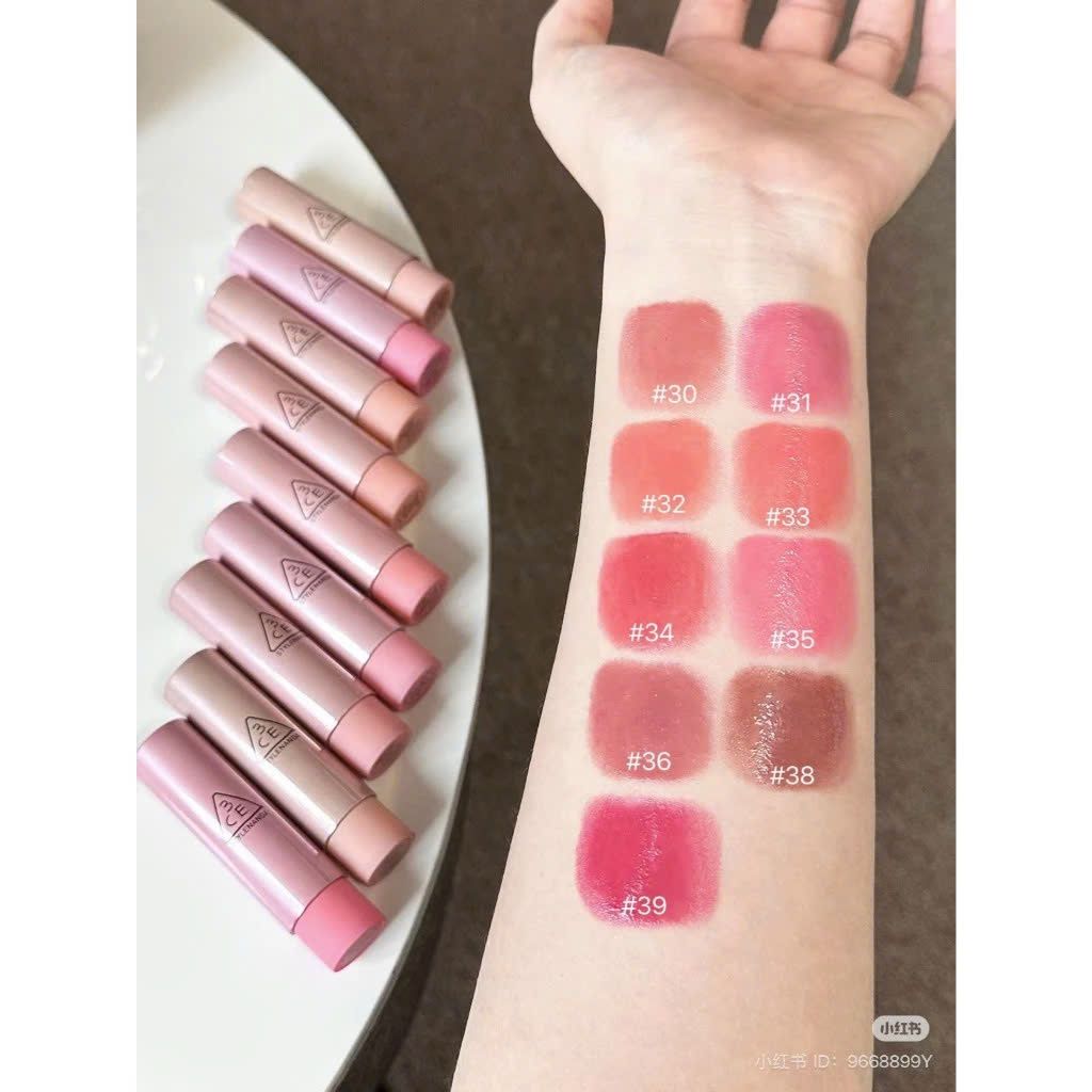 Son Dưỡng Dạng Thỏi 3ce Glazy Lip Glow NEW 2025