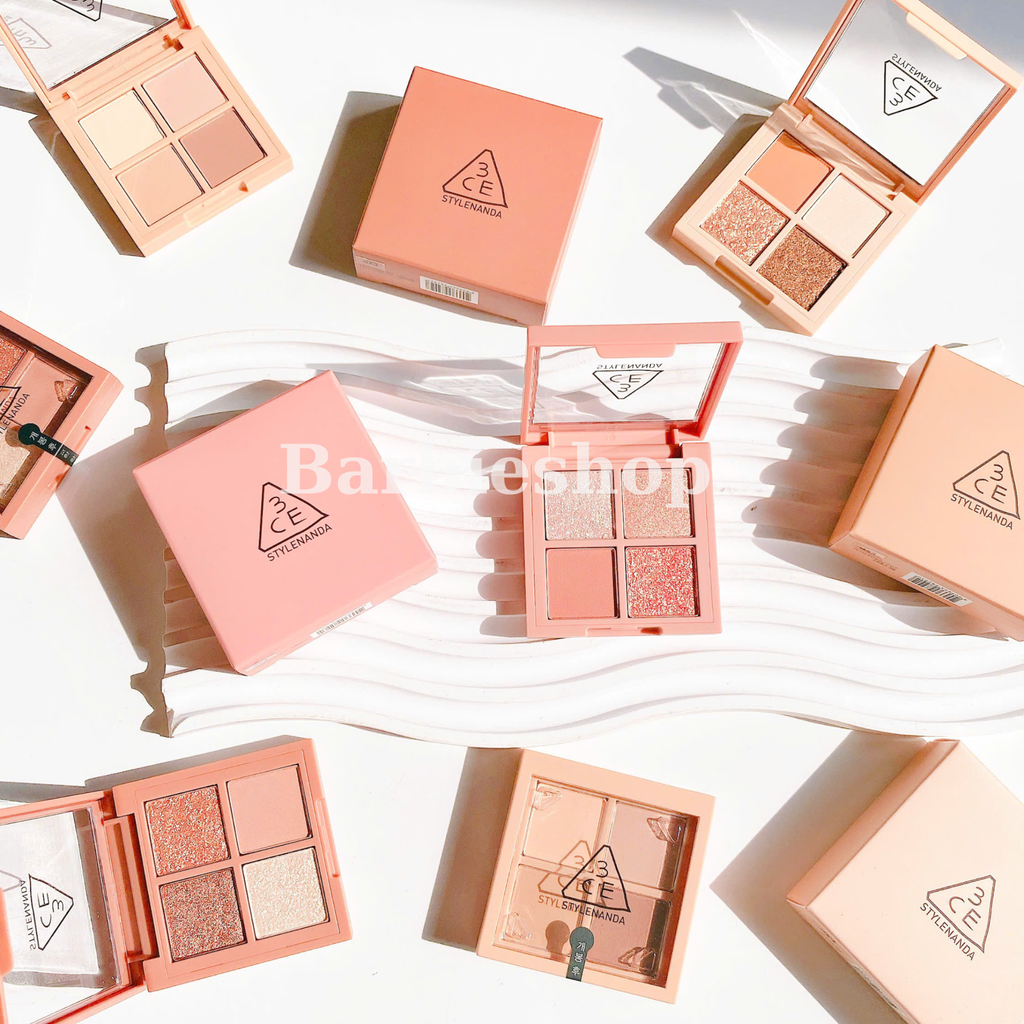 Màu Mắt 3CE 4 Ô Mini Multi Eye Color Palette - Hộp Vuông