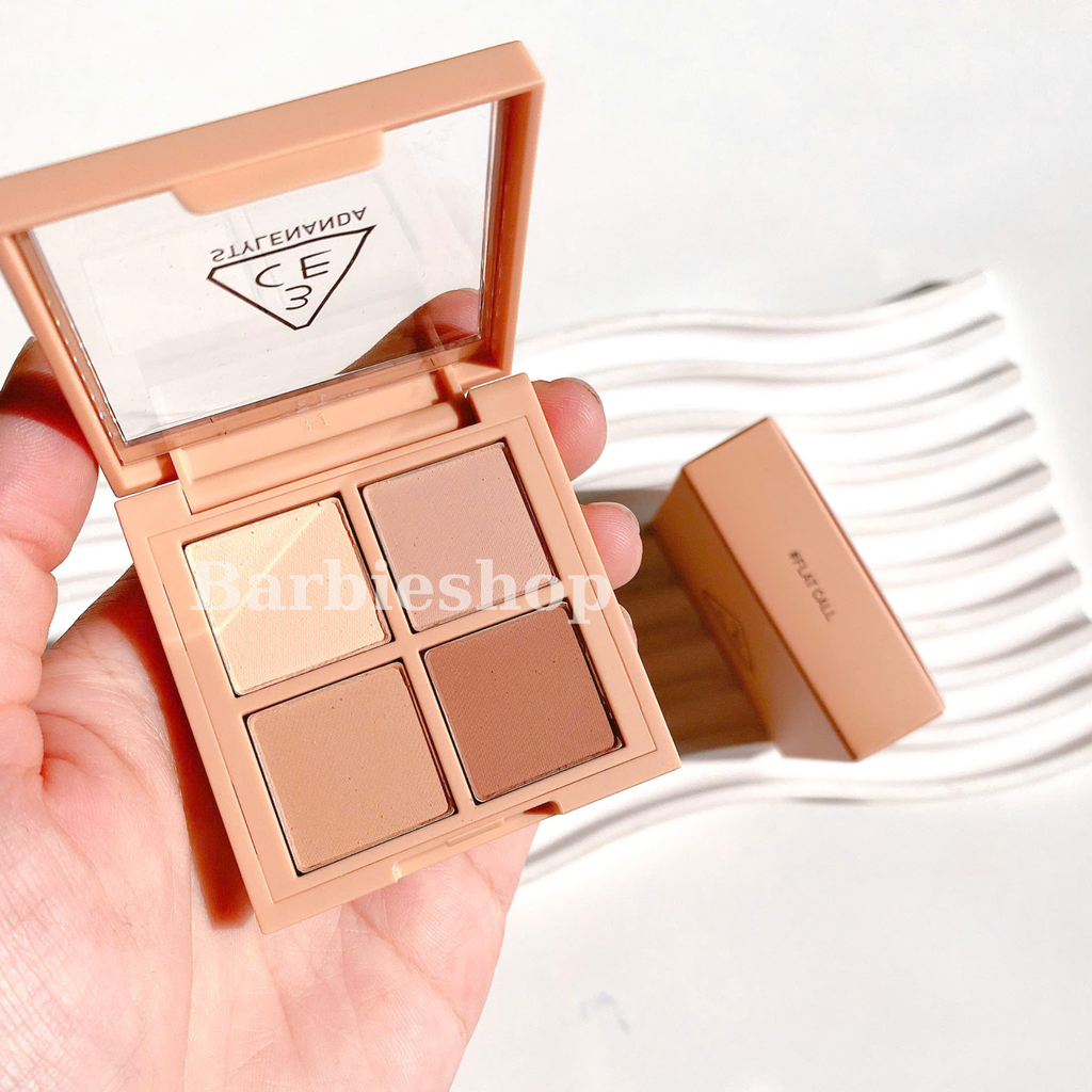Màu Mắt 3CE 4 Ô Mini Multi Eye Color Palette - Hộp Vuông