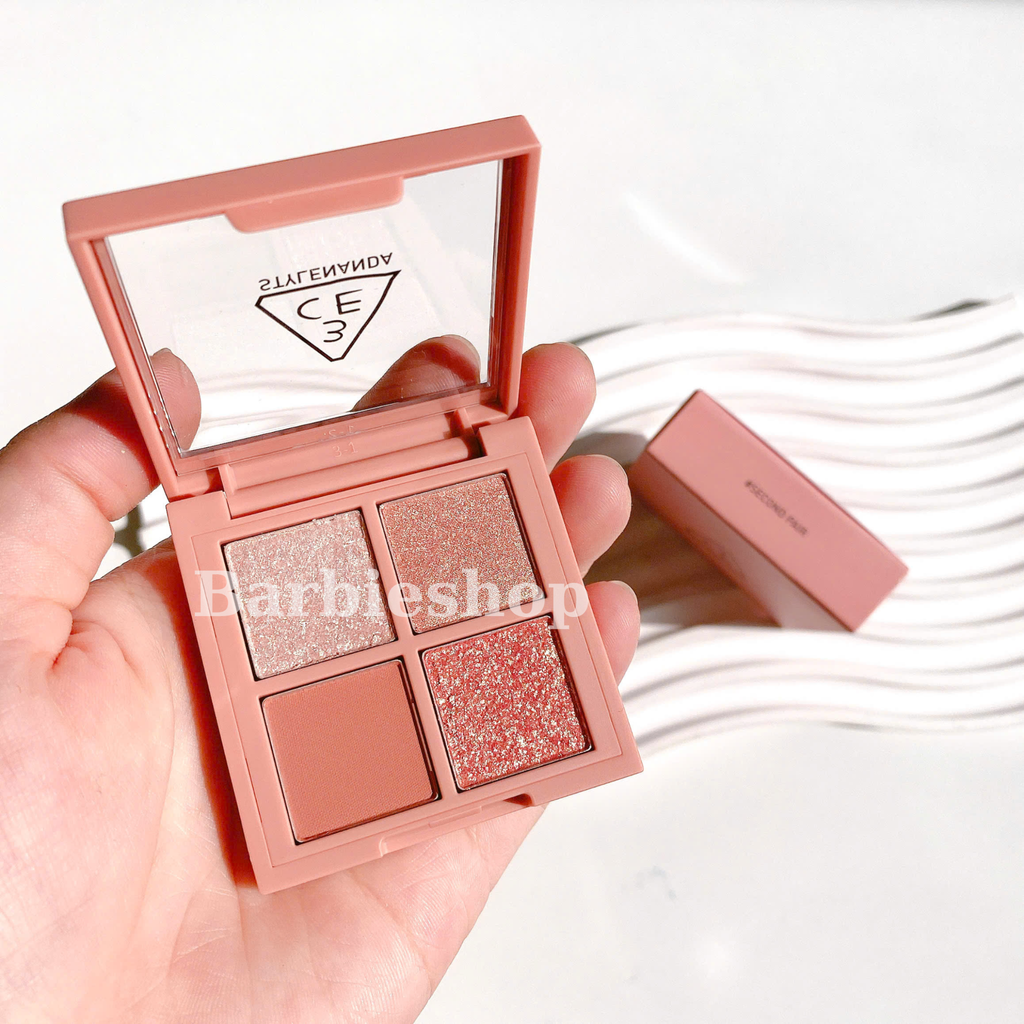 Màu Mắt 3CE 4 Ô Mini Multi Eye Color Palette - Hộp Vuông