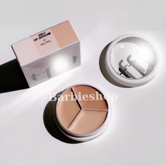 Kem Che Khuyết Điểm 3 Ô Concealer Cover Up Pro 15g Hũ Tròn