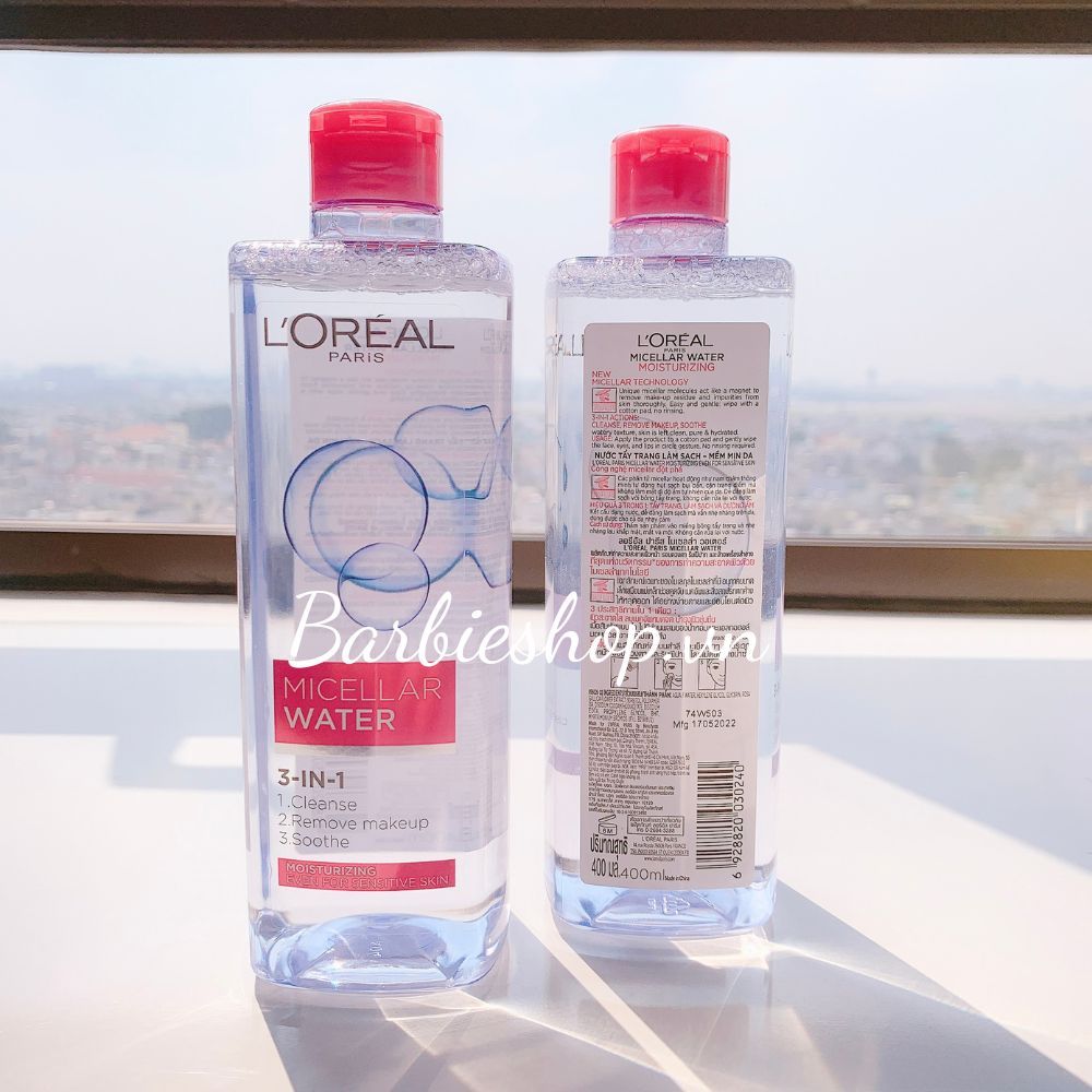 Nước Tẩy Trang Loreal 3 in 1 Micellar Water Refreshing Even For Sensitive Skin
