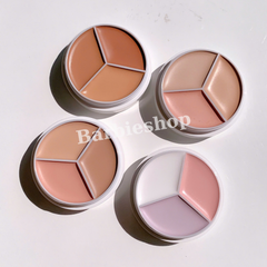 Kem Che Khuyết Điểm 3 Ô Concealer Cover Up Pro 15g Hũ Tròn