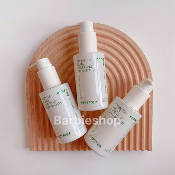 Mẫu Mới Dầu tẩy trang Innisfree Green Tea Amino Hydrating Cleansing Oil 150ml