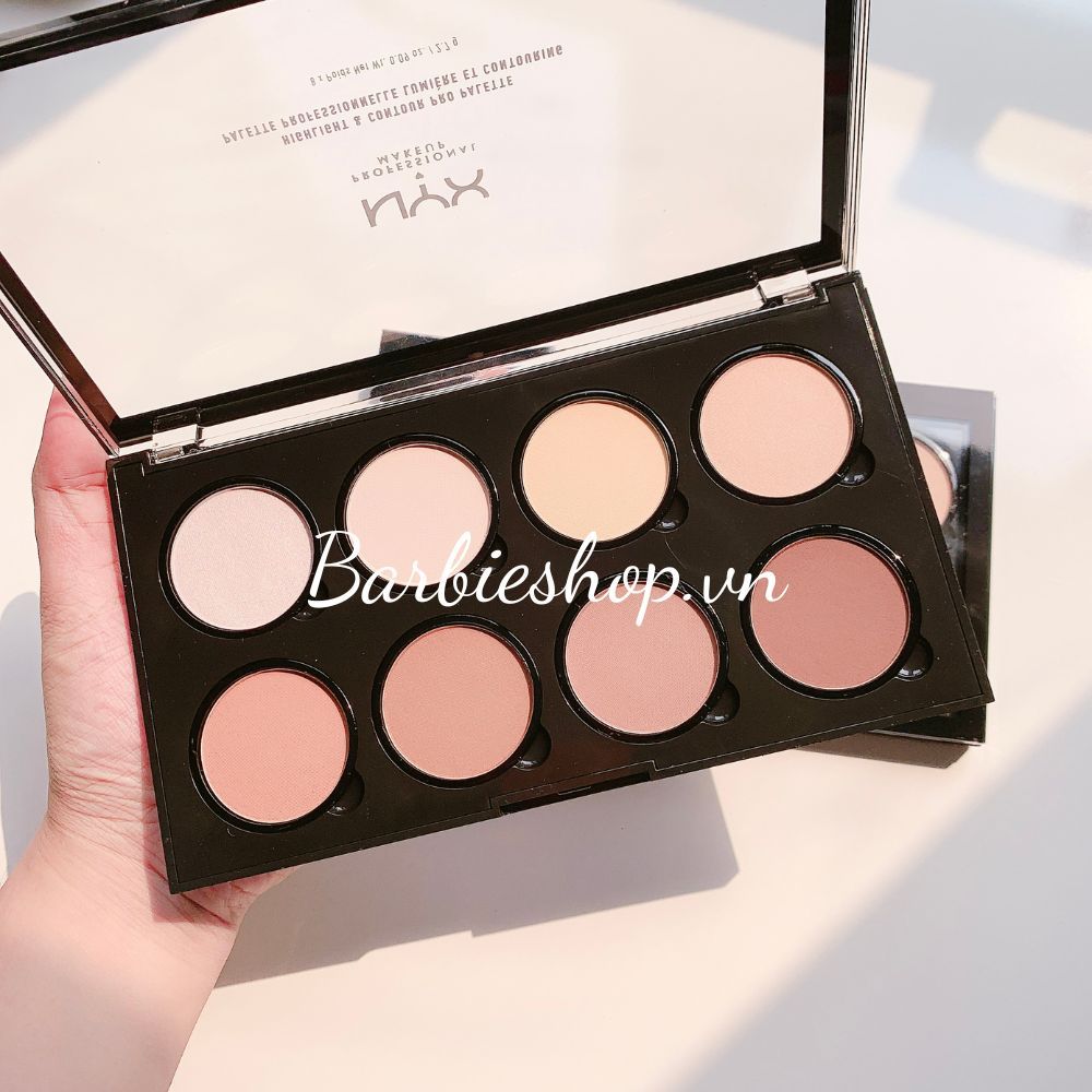 Tạo Khối 8 Ô NYX Highlight & Contour Pro Palatte