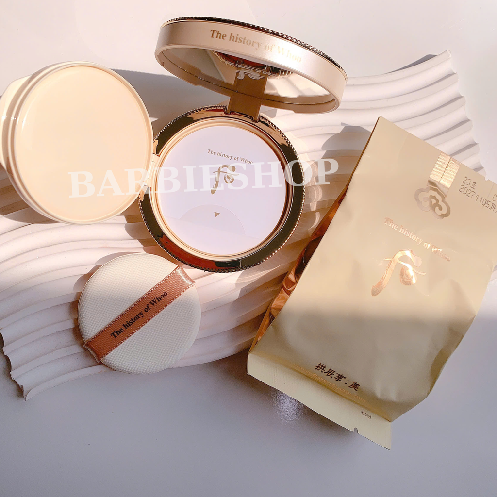 [ Tem LG ] Phấn nước The Whoo Mi Luxury Golden Cushion Glow [kèm lõi]