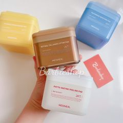 Nước Hoa Hồng Dạng Miếng Toner Pad Mediheal Làm Dịu/ Cấp Ẩm/ Làm Sáng Da/ Tẩy Tế Bào Chết 100 pad
