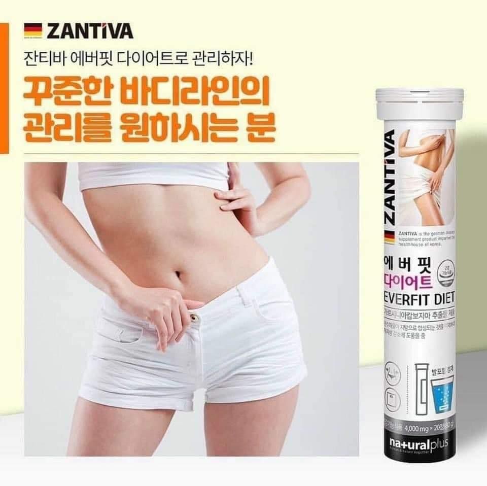 Viên Sủi Giảm Cân Zantiva Everfit Diet Đức