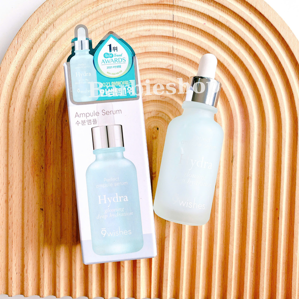 Serum nước dừa 9 Wishes deep glow hydra skin ampule 30ml