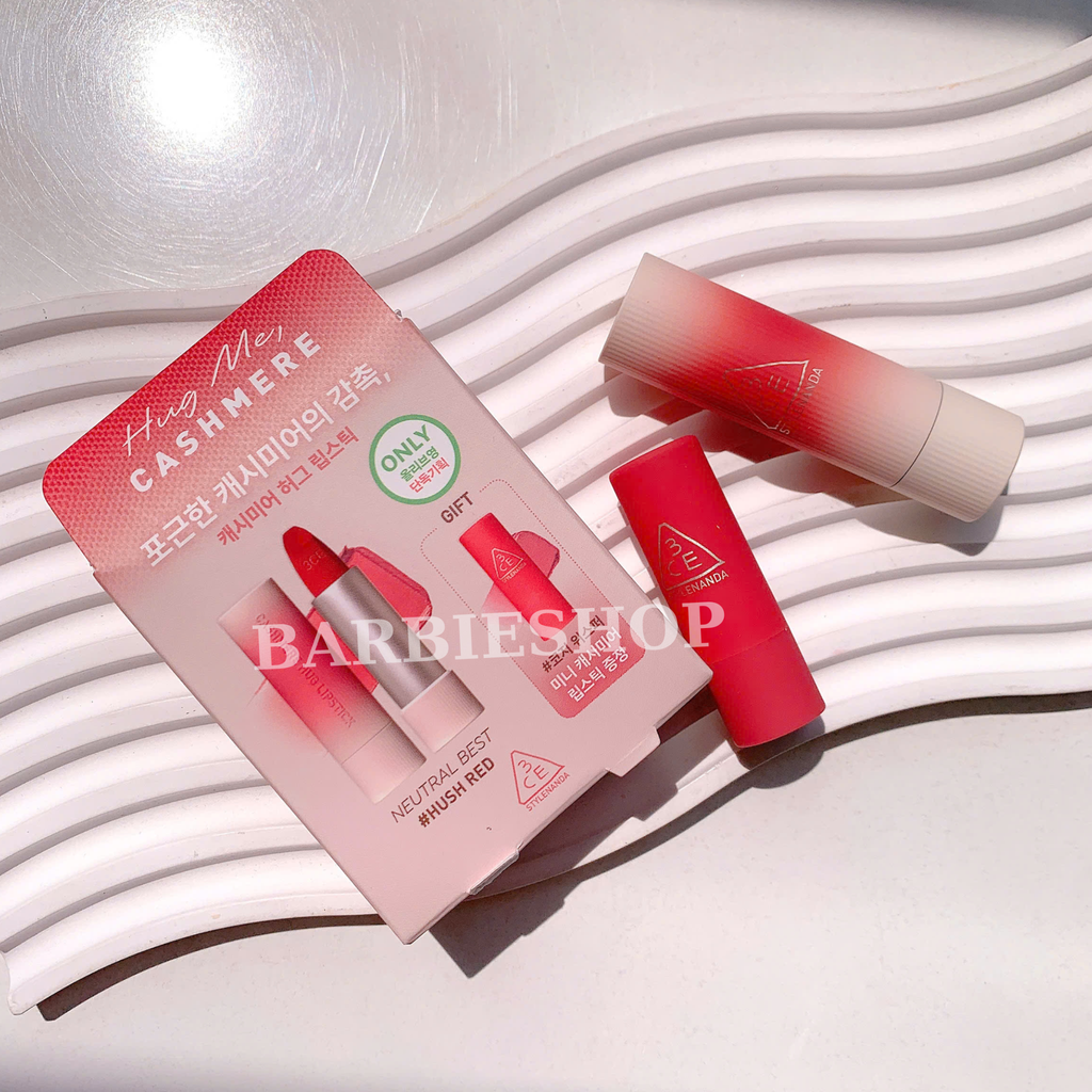 Son thỏi 3CE cashmere HUG lipstick