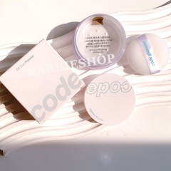 Phấn Phủ Bột Kiềm Dầu Không Màu Code Glokolor Oil Cut Powder 6g