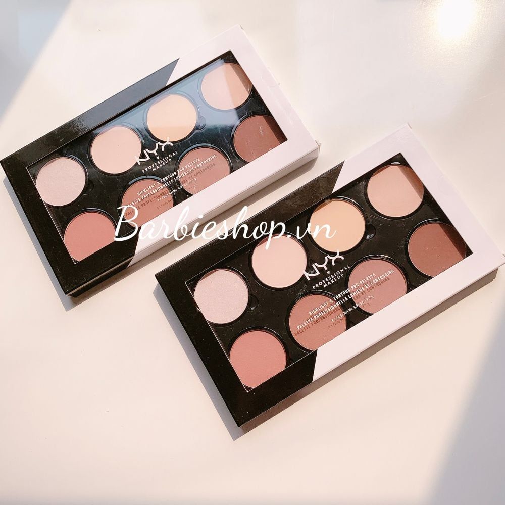 Tạo Khối 8 Ô NYX Highlight & Contour Pro Palatte