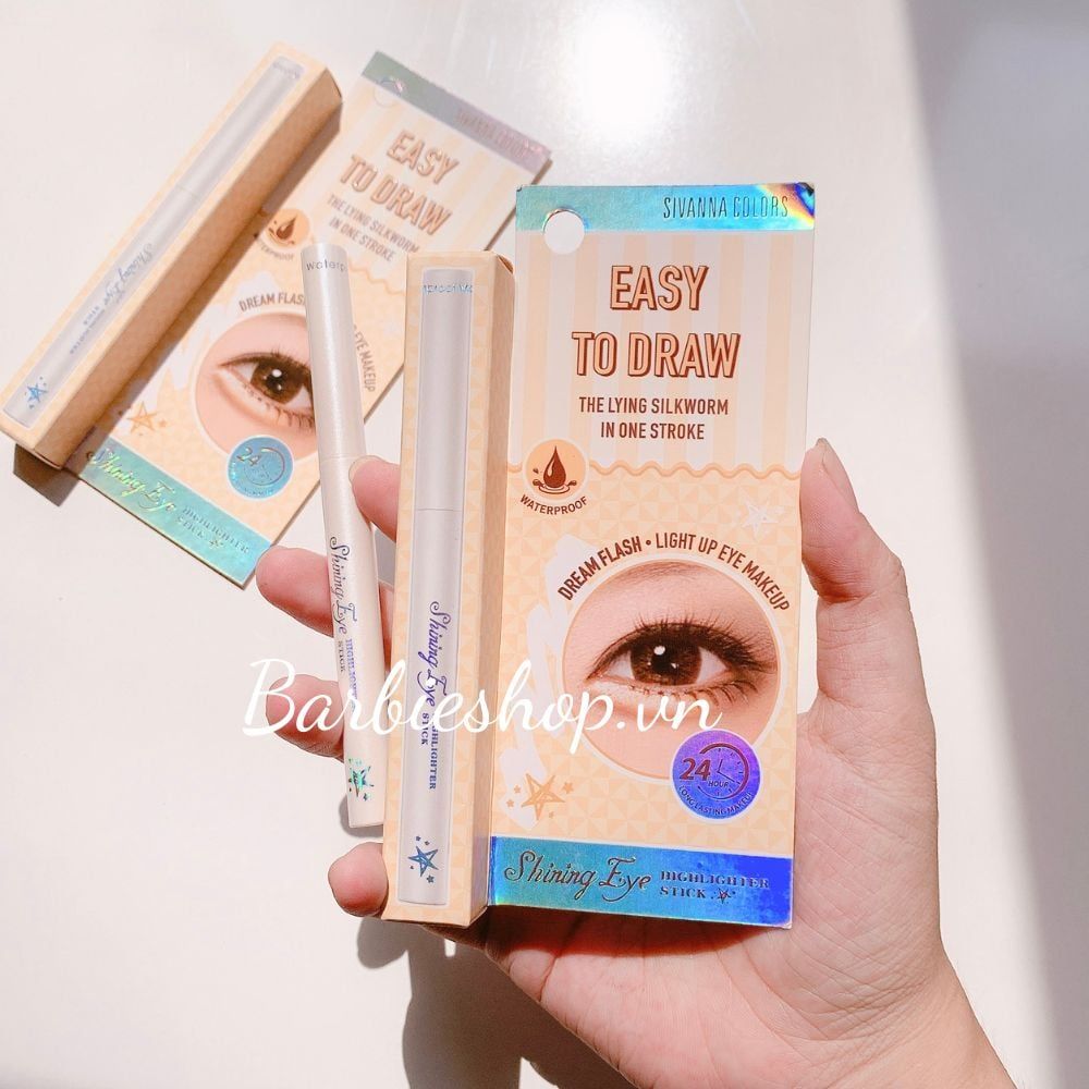 Bút Nhũ Mắt Sivanna Easy To Draw Highlighter Stick HF928