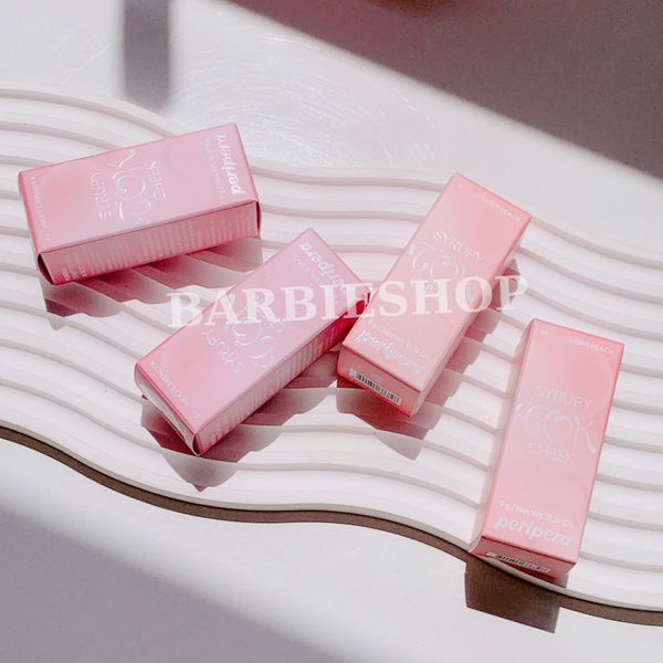 Má Hồng Kem Peripera Syrupy Tok Cheek Mịn Bóng 9g