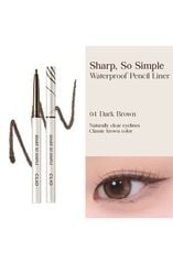 Kẻ Mắt Dạng Sáp Clio Sharp, So Simple Waterproof Pencil Liner (Màu Đen + Màu Nâu)