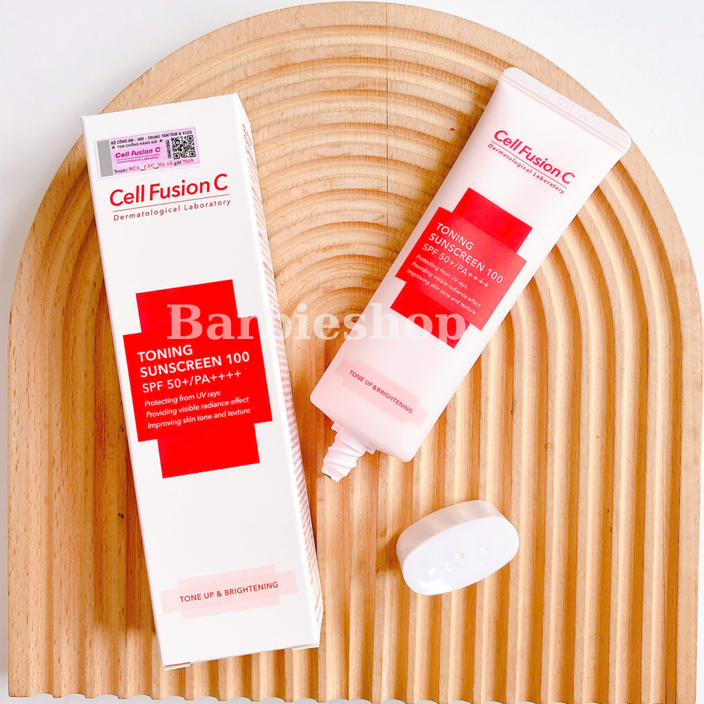 Kem chống nắng Cell Fusion C Laser - Toning - Advanced Clear Sunscreen 100 SPF 50+/PA+++
