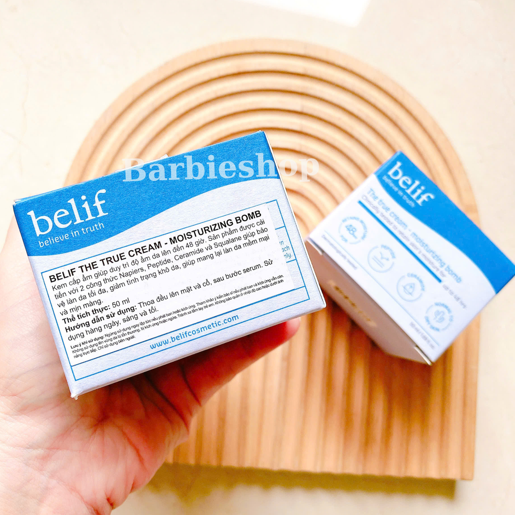 Kem Dưỡng Cấp Ẩm Belif The True Cream Moisturizing Bomb Cho Da Khô 50ml