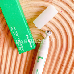 Lăn dưỡng mắt Innisfree Green Tea hyaluronic glow EYE & face ball 10ml