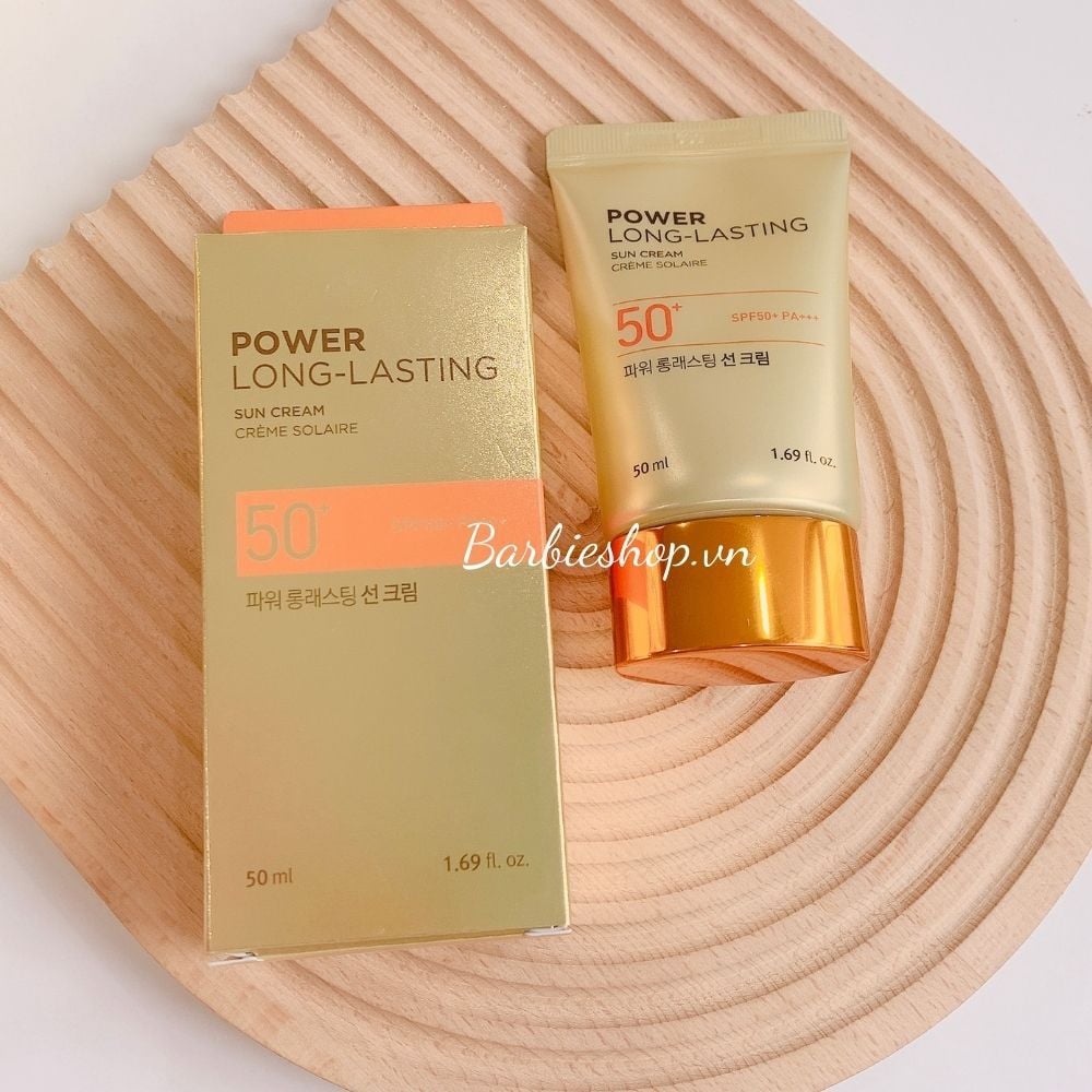 Kem Chống Nắng The Face Shop Power Long Lasting Sun Cream SPF50+ PA+++ (50ml)