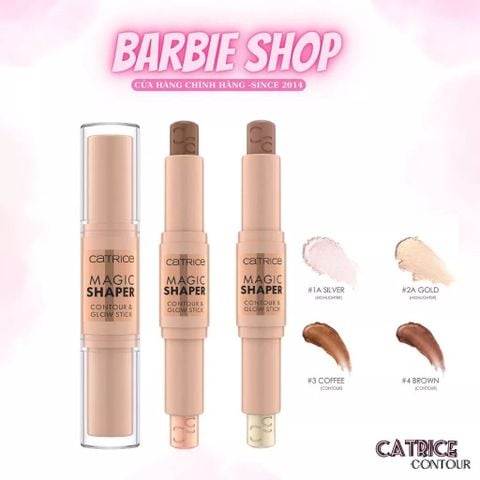 Bút Tạo Khối Và Highlight Catrice Magic Shaper Contour & Glow Stick Mịn Nhẹ 9g