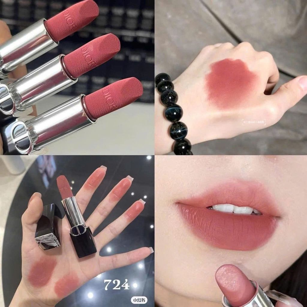[MẪU MỚI] SON DIOR ROUGE VELVET FINISH FULLSIZE NẮP NAM CHÂM