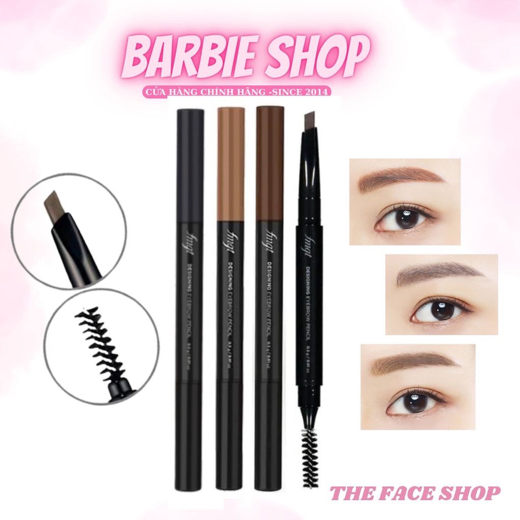Chì Kẻ Mày 2 Đầu The Face Shop Designing Eyebrow Pencil