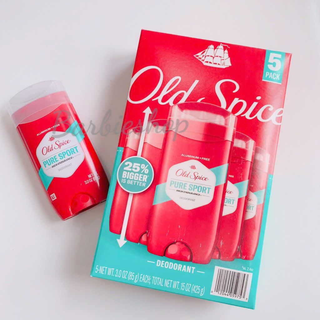 Lăn Khử Mùi Old Spice Pure Sport Thân Đỏ Lăn Buồm Đỏ 85g