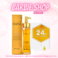 Tinh Chất Collagen & Luxury Gold 24k 3w Clinic 150ml