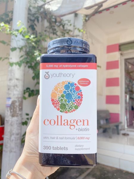 VIÊN UỐNG YOUTHEORY COLLAGEN + BIOTIN 390 Viên