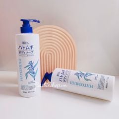 Sữa Tắm Dưỡng Ẩm, Trắng Da Chiết Xuất Ý Dĩ  Hatomugi Moisturizing & Washing The Body Soap 800ml