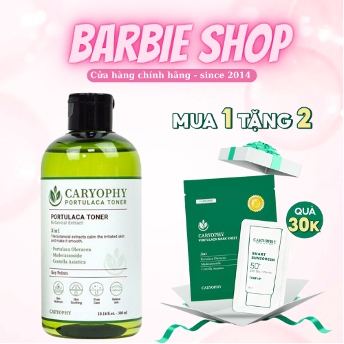 Nước Hoa Hồng Phục Hồi Da Caryophy Portulaca Toner 300ML