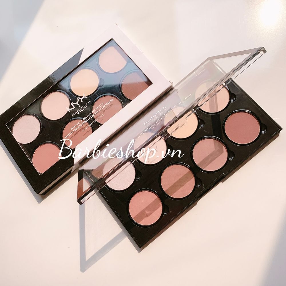 Tạo Khối 8 Ô NYX Highlight & Contour Pro Palatte