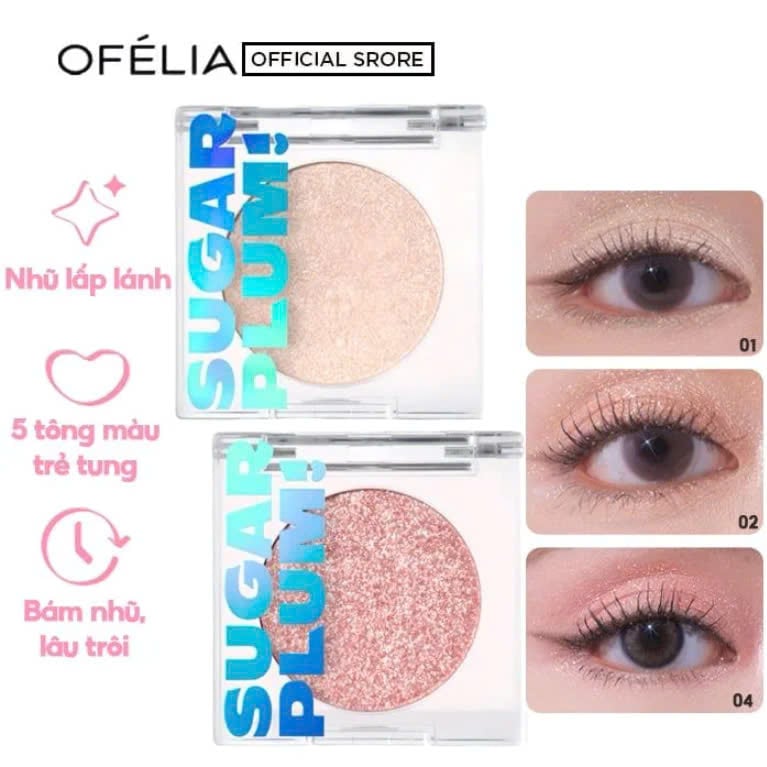 Nhũ Mắt Lấp Lánh Ofelia Sugarplum Pixie Bae Glitter Eyeshadow Ofélia 2.5g