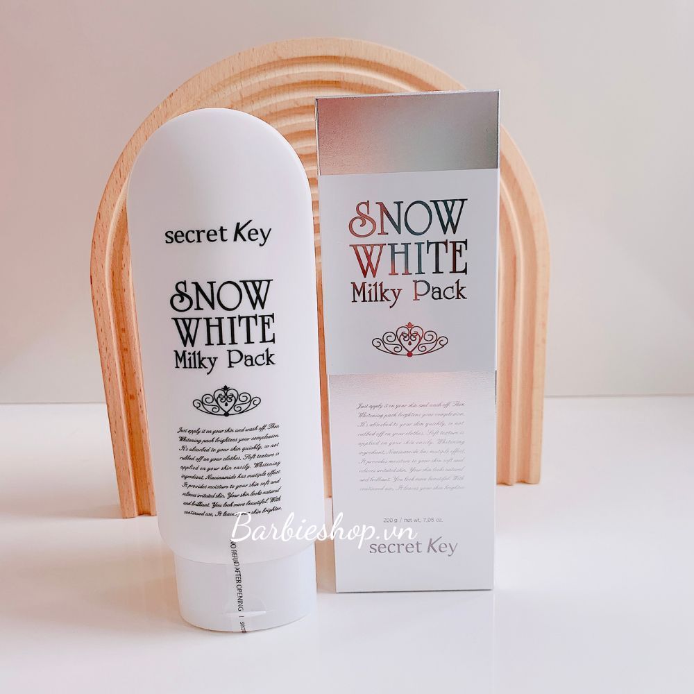 Kem Ủ Trắng Dưỡng Da Secret Key Snow White Milky Pack (200ml)