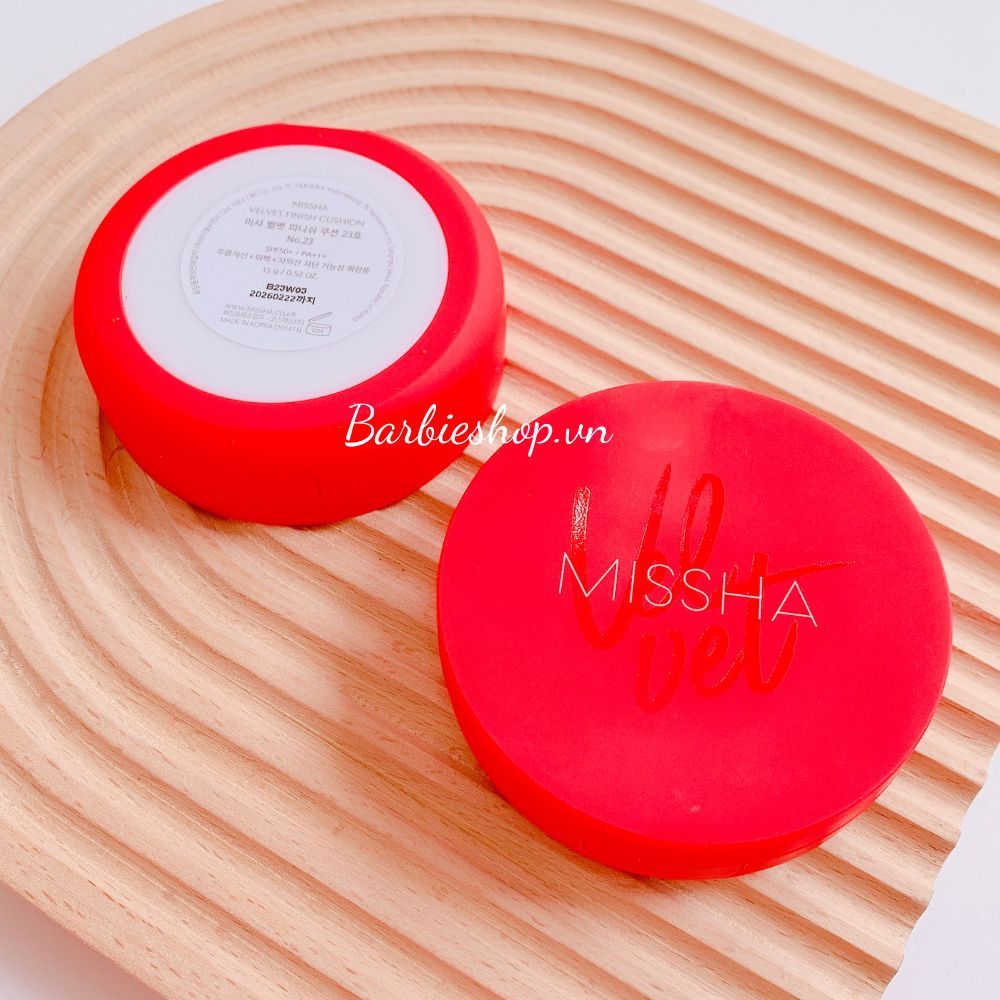Phấn Nước Missha Velvet Finish Cushion Đỏ Phiên Bản Mới 15g