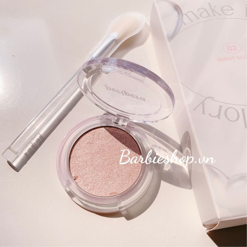 Phấn Bắt Sáng Peripera Pure Glory Highlighter Set [Tặng Kèm Cọ Cao Cấp]