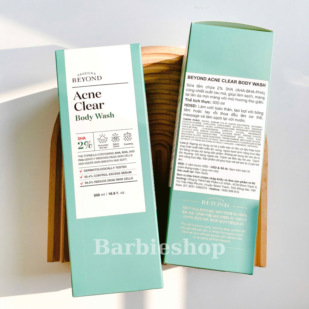 Sữa Tắm Mụn Lưng Beyond Acne Clear Body Wash 500ml