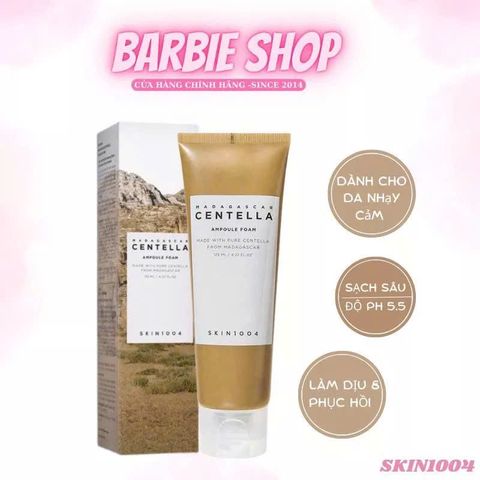 Sữa Rữa Mặt Chiết Xuất Rau Má Skin1004 Madagascar Centella Ampoule Foam 125ml