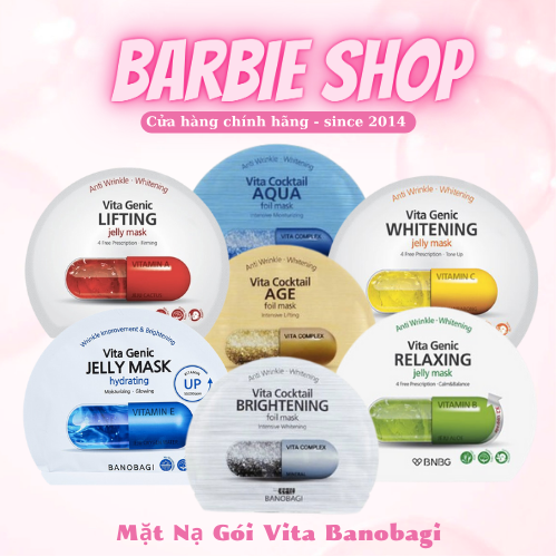Mặt Nạ Banobagi Stem Cell Vitamin Mask Đủ Màu - Mẫu Mới