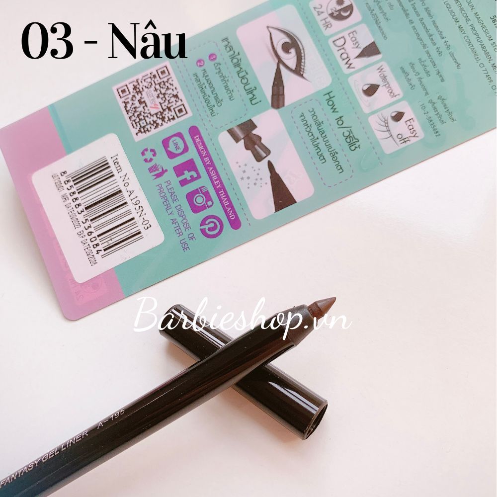 Bút Kẻ Viền Mắt Ashley Fantasy Gel Liner A195N