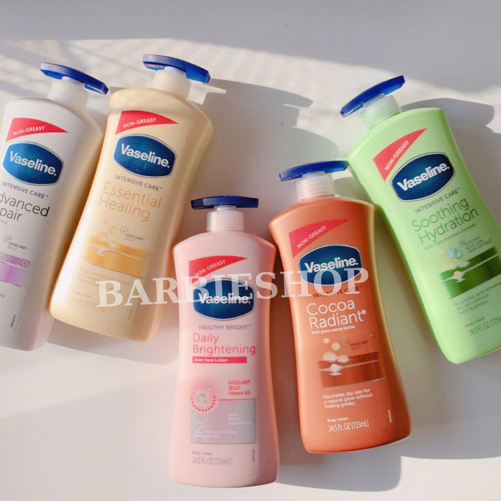 Dưỡng Thể Vaseline 725ML Mẫu Mới Vòi Xanh (Đủ Màu)