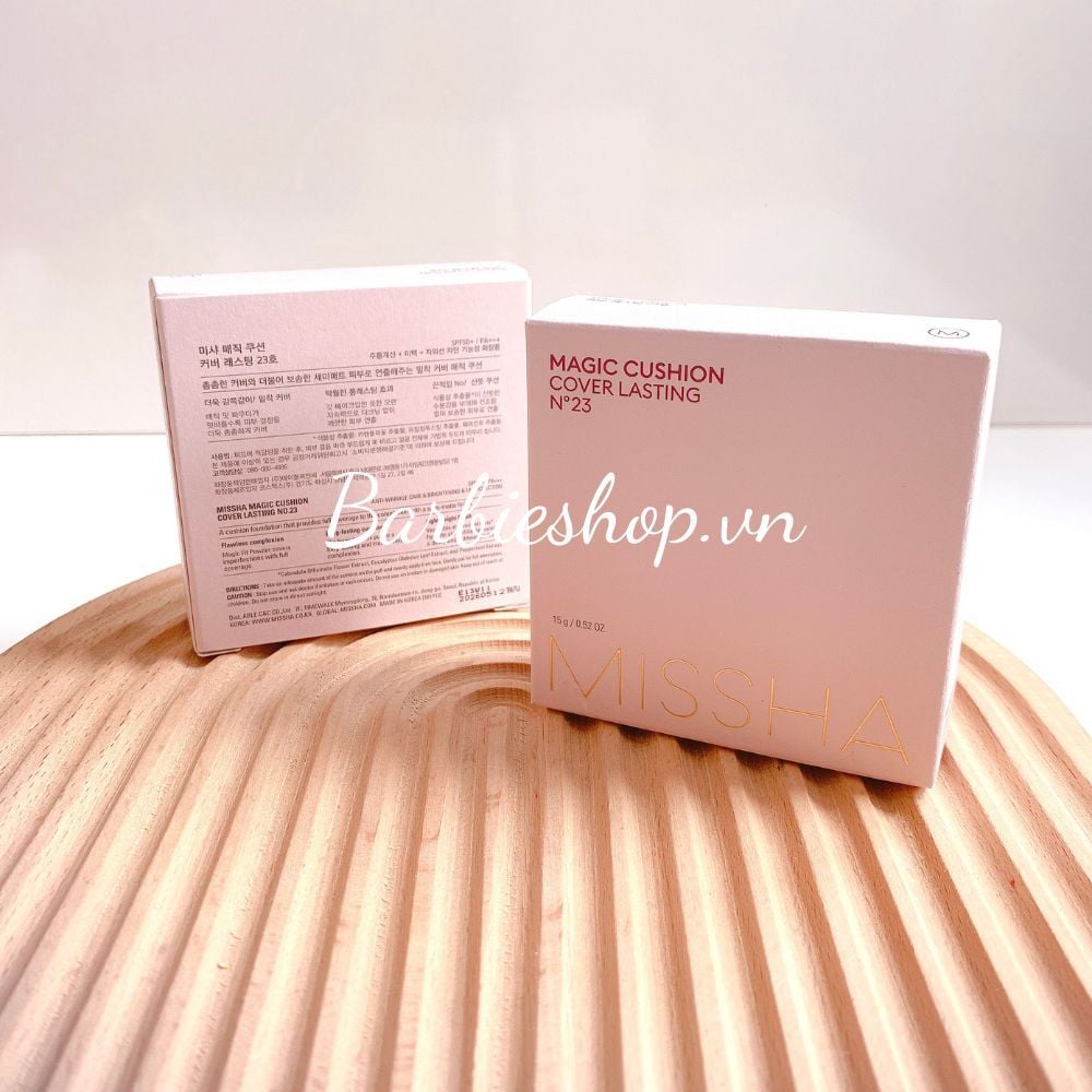 Phấn Nước Missha Magic Cushion Cover Lasting Màu Hồng