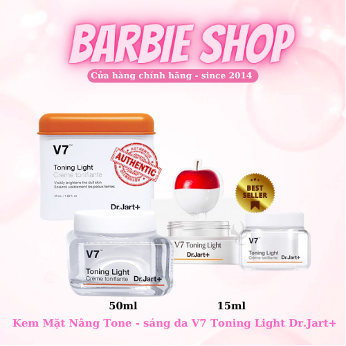 Kem Dưỡng Trắng Da Dr.Jart+ V7 Toning Light 15ML/50ML